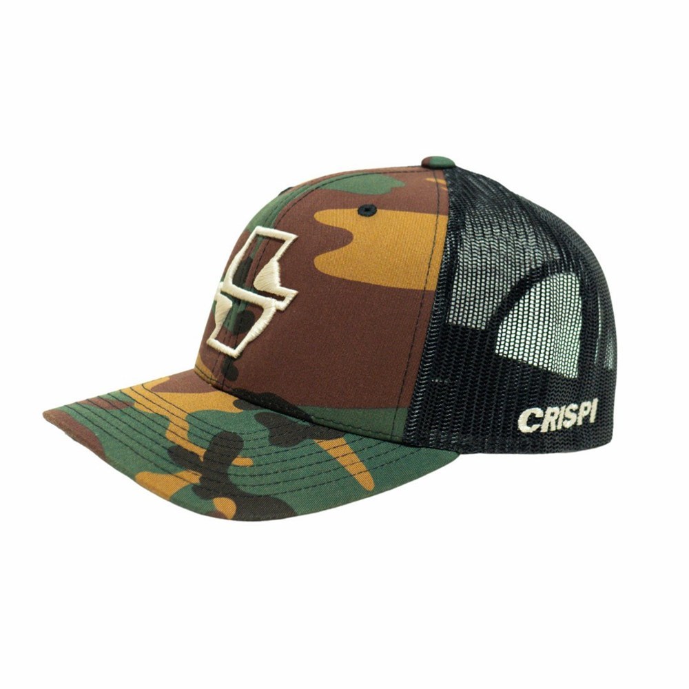 Chapeaux Crispi Yupoong Snapback Camouflage Homme | OIS-2125179