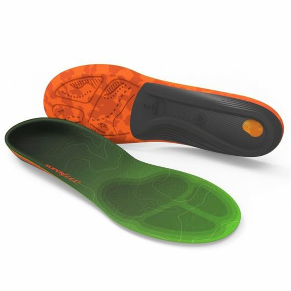 Semelles Crispi Superfeet Trailblazer Confort Vert Orange Homme | KWO-4494514