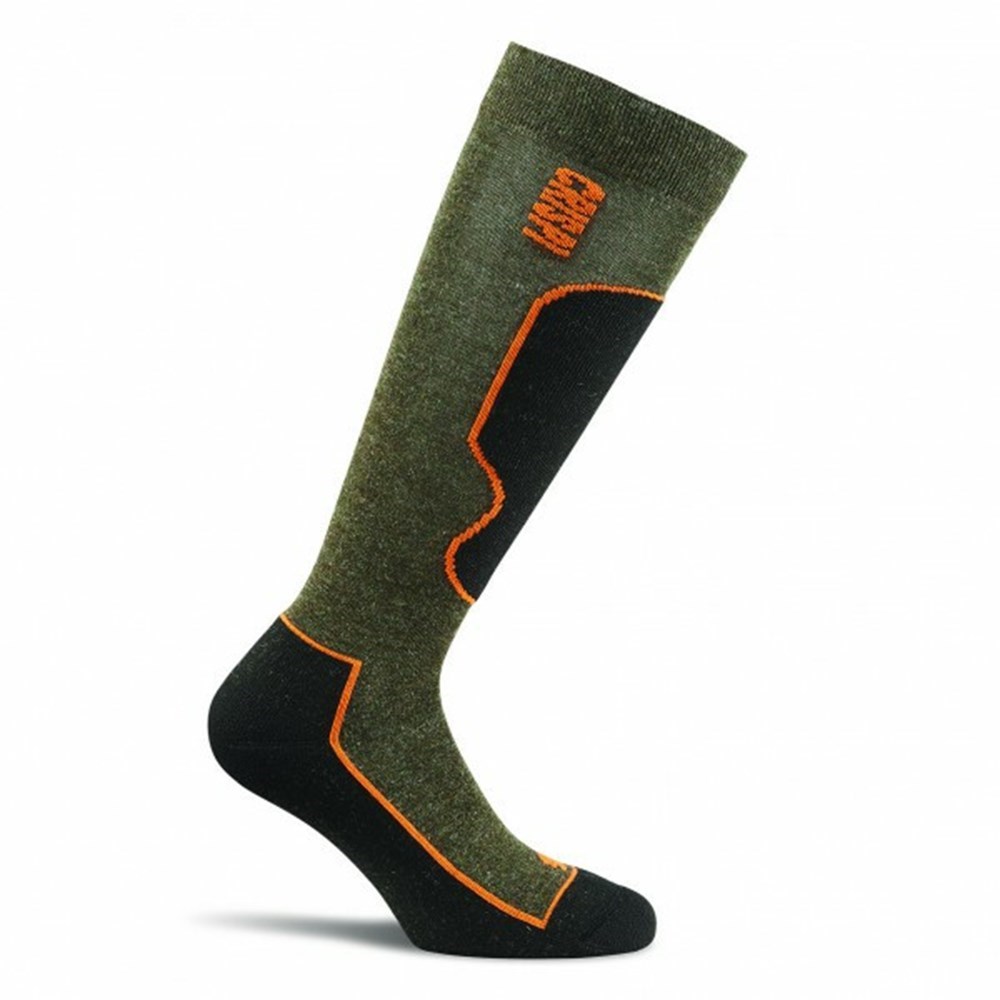 Chaussettes Crispi Calza Ego 662 Vert Orange Homme | UJH-2780634