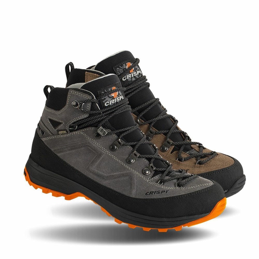 Chaussure Randonnée Crispi Crossover Pro Light Gtx Grise Orange Homme | JZB-6435009