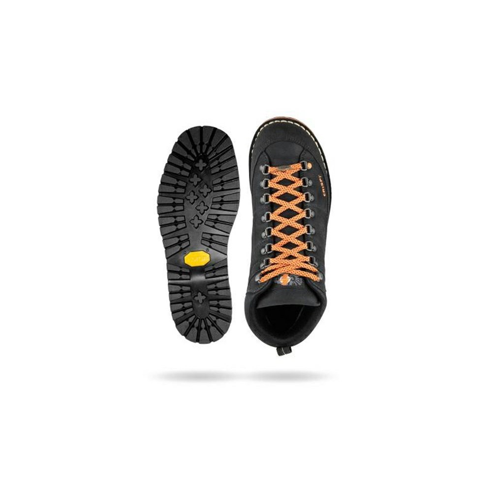 Chaussure Randonnée Crispi Monaco Premium Gtx Noir Orange Homme | FIL-0748187