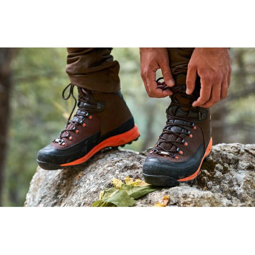 Chaussures De Chasse Crispi Piste Gtx Marron Homme | ZYW-3424396