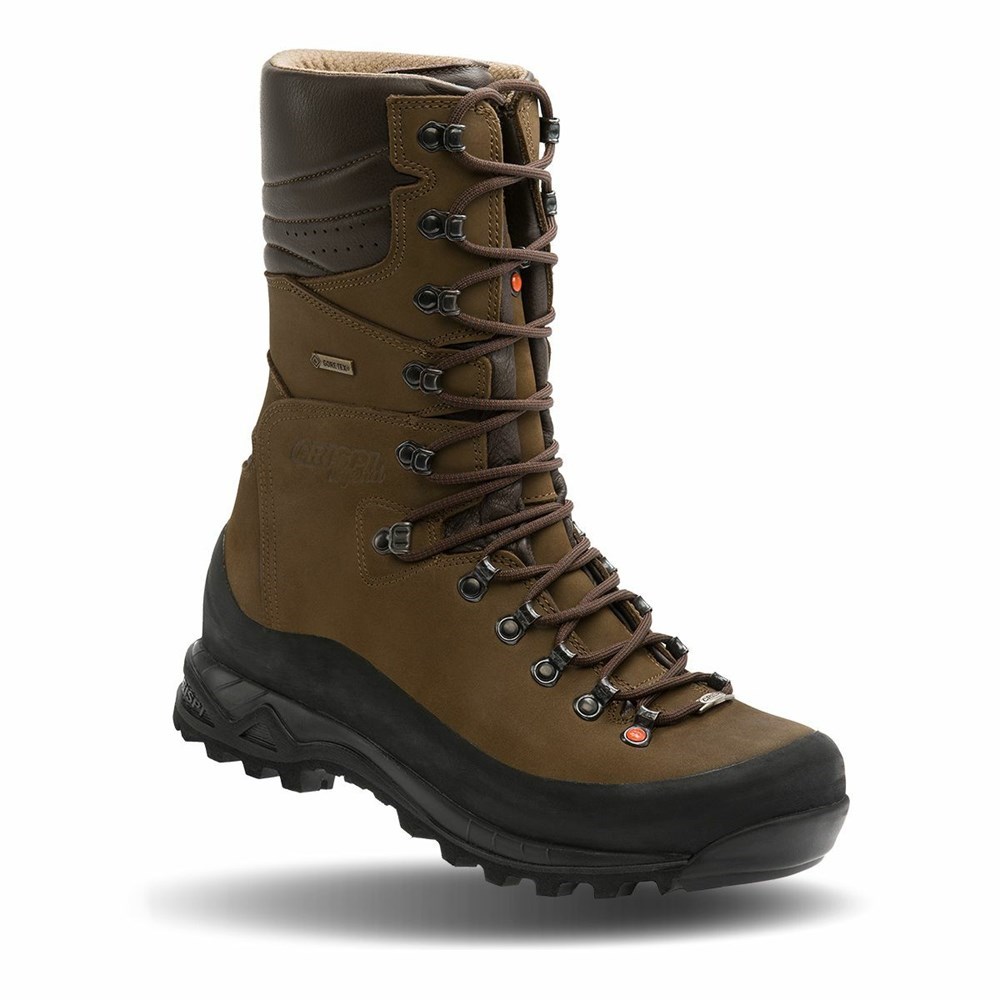 Chaussures De Chasse Crispi Hunter Htg Gtx Insulated Marron Homme | EKY-2099477