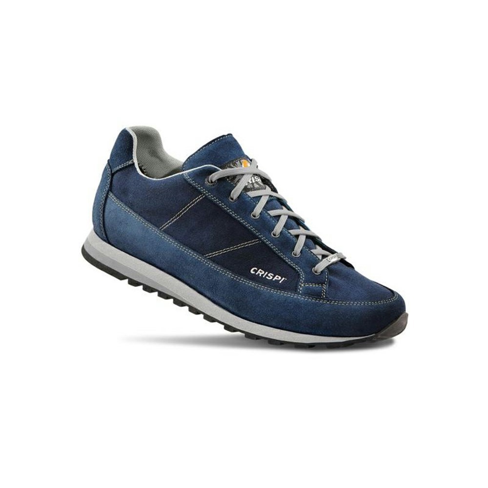 Chaussures De Chasse Crispi Addict Low Tela Bleu Homme | XKZ-2094062