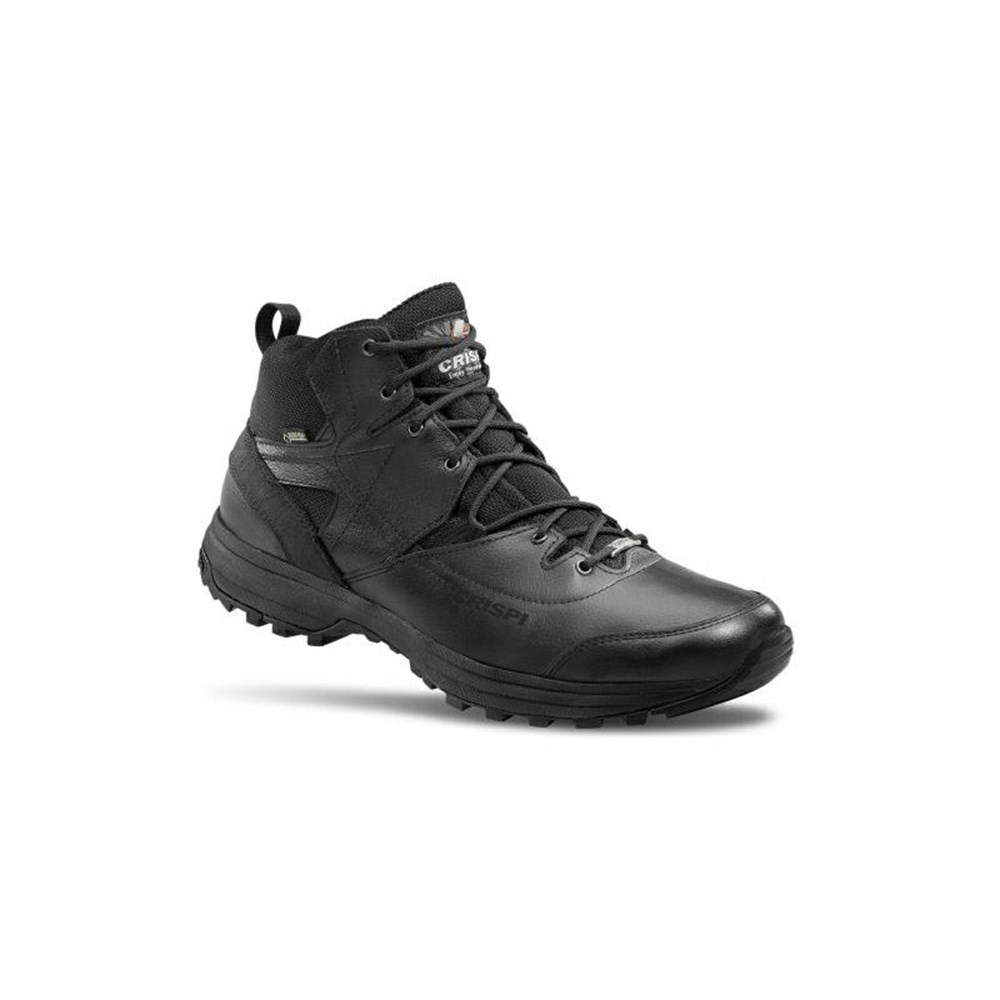 Chaussure Militaire Crispi Spy Mid Uni Gtx Noir Homme | POF-5545099