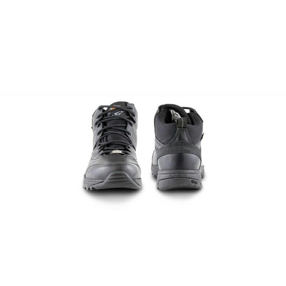 Chaussure Militaire Crispi Spy Mid Uni Gtx Noir Homme | POF-5545099