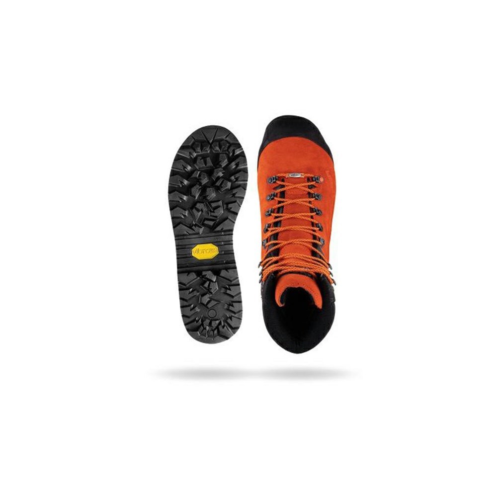 Chaussures de Sécurité Crispi Forst Kl2 Gtx Orange Noir Homme | CMI-1694589