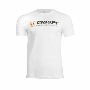 T Shirts Crispi Shop Blanche Homme | DQL-1080108