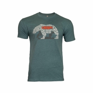 T Shirts Crispi The Bruin Indigo Homme | AVK-8005082