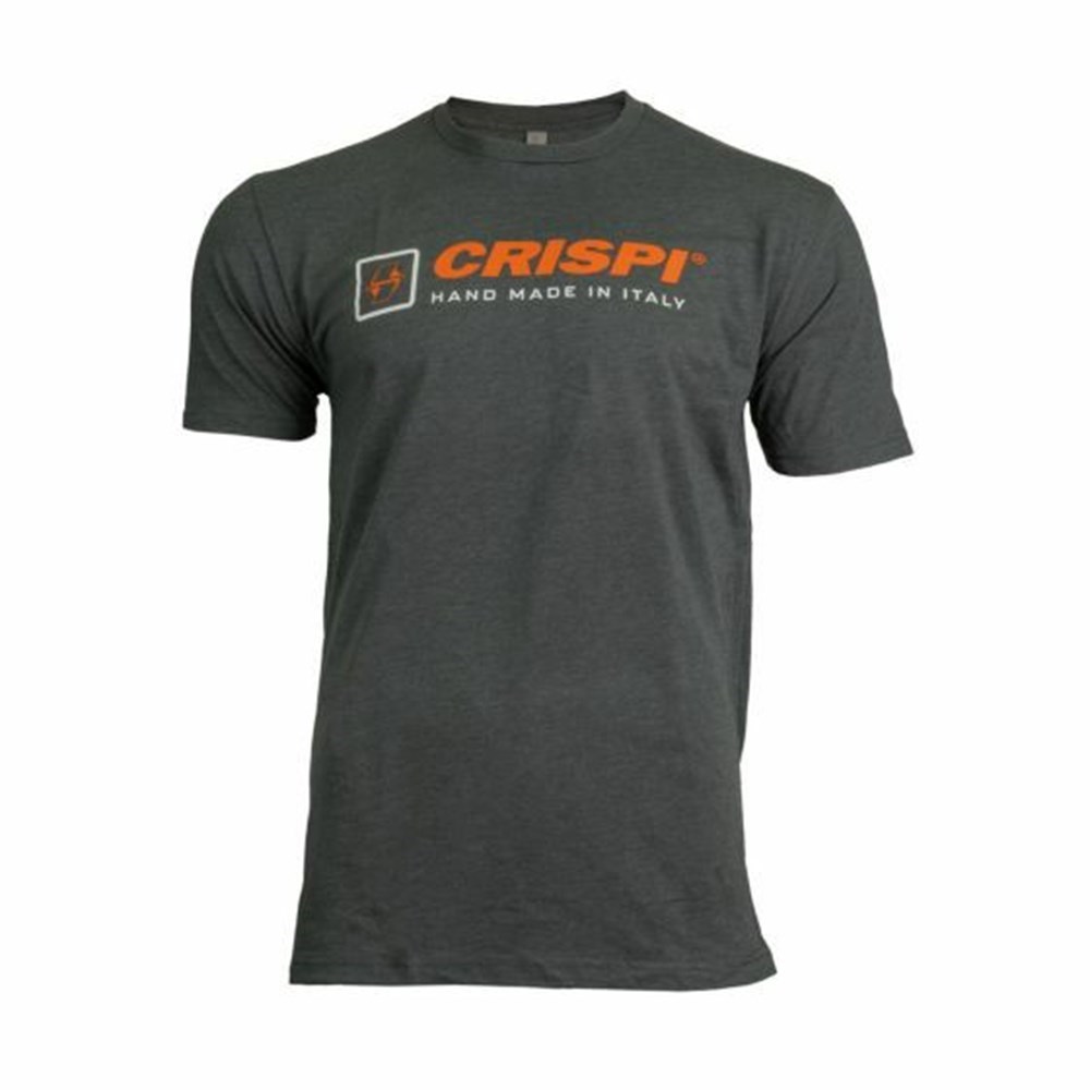 T Shirts Crispi Shop Grise Homme | CKT-0514588